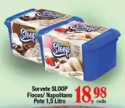 Supermercados Unidos Sorvete SLOOP oferta