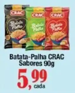 Supermercados Unidos Batata-Palha CRAC Sabores oferta