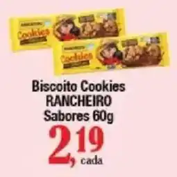Supermercados Unidos Biscoito Cookies Rancheiro Sabores oferta