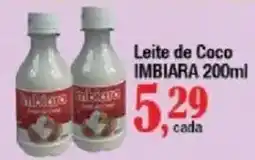 Supermercados Unidos Leite de Coco Imbiara oferta