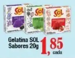 Supermercados Unidos Gelatina sol sabores oferta