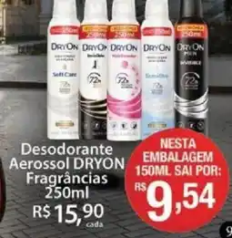 Supermercados Unidos Desodorante Aerossol Dryon Fragrâncias oferta