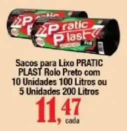 Supermercados Unidos Sacos para lixo pratic plast oferta