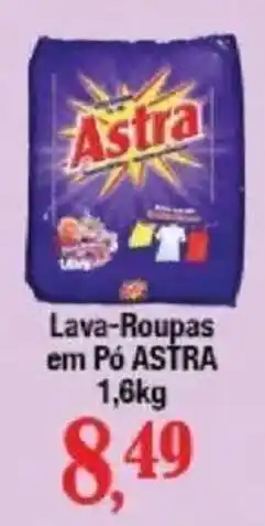 Supermercados Unidos Lava-Roupas em Pó Astra oferta