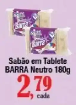 Supermercados Unidos Sabão em Tablete Barra Neutro oferta