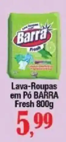 Supermercados Unidos Lava-Roupas em Pó Barra Fresh oferta