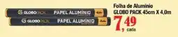 Supermercados Unidos folha de alumínio globo pack oferta