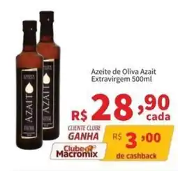 Macromix Atacado Azeite de Oliva Azait Extravirgem oferta