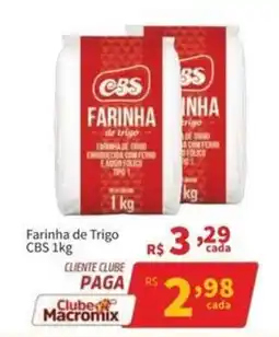 Macromix Atacado Farinha de trigo oferta