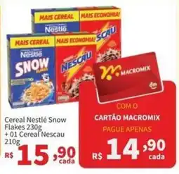 Macromix Atacado Cereal Nestlé Snow Flakes oferta