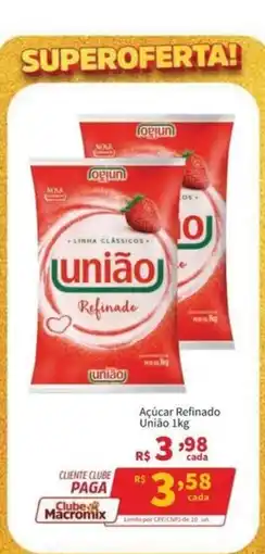 Macromix Atacado Açúcar Refinado União oferta