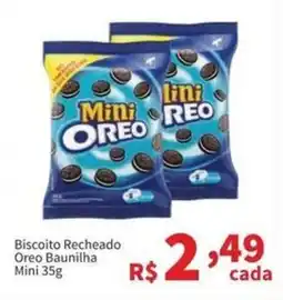 Macromix Atacado Biscoito recheado oreo baunilha mini oferta