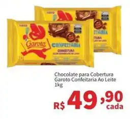 Macromix Atacado Chocolate para Cobertura Garoto Confeitaria Ao Leite oferta