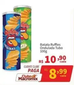 Macromix Atacado Batata ruffles ondulada tubo oferta