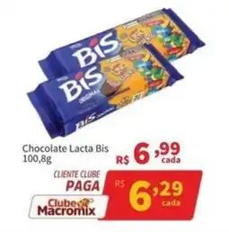 Macromix Atacado Chocolate Lacta Bis oferta