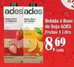 Supermercados Unidos Bebida à Base de Soja ADES Frutas oferta