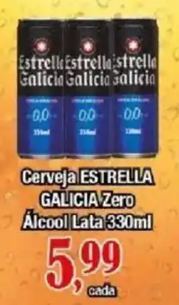 Supermercados Unidos Cerveja Estrella Galicia Zero oferta