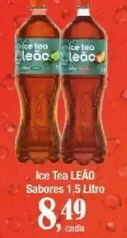 Supermercados Unidos Ice Tea LEÃO oferta