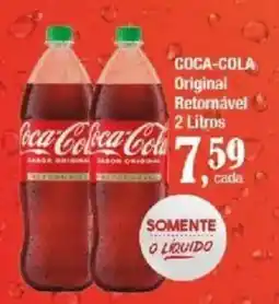 Supermercados Unidos Coca-Cola original retornável oferta