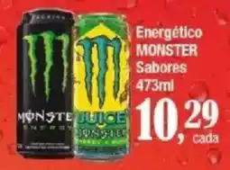 Supermercados Unidos Energético monster oferta