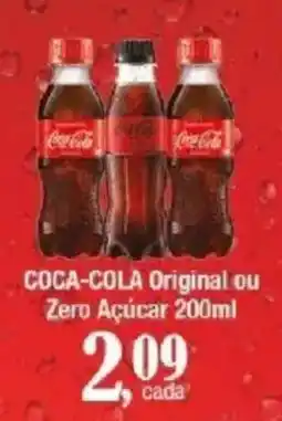 Supermercados Unidos Coca-Cola original ou zero açúcar oferta
