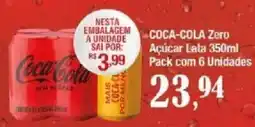 Supermercados Unidos Coca-Cola zero oferta