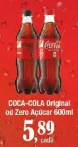 Supermercados Unidos Coca-Cola original ou zero açúcar oferta