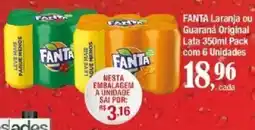 Supermercados Unidos Fanta laranja ou guaraná original oferta