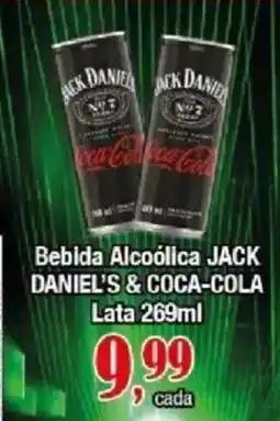 Supermercados Unidos Bebida Alcoólica Jack Daniel's & Coca-Cola oferta
