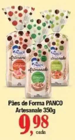 Supermercados Unidos Pães de Forma PANCO Artesanale oferta