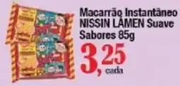 Supermercados Unidos Macarrão Instantâneo Nissin Lamen Suave oferta