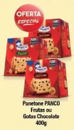 Supermercados Unidos Panetone PANCO Frutas ou Gotas Chocolate oferta
