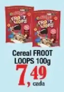 Supermercados Unidos Cereal FROOT LOOPS oferta