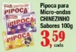 Supermercados Unidos Pipoca para Micro-ondas Chinezinho oferta