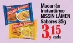 Supermercados Unidos Macarrão instantâneo nissin lâmen sabores oferta