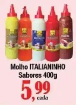 Supermercados Unidos Molho italianinho oferta