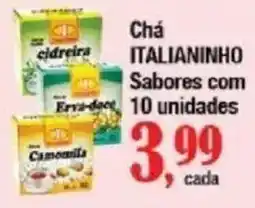 Supermercados Unidos Chá Italianinho oferta