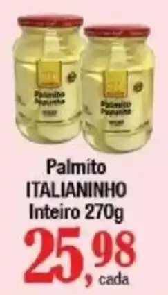 Supermercados Unidos Palmito italianinho inteiro oferta