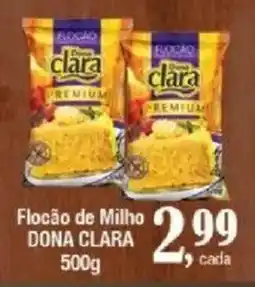Supermercados Unidos Flocão de Milho dona clara oferta