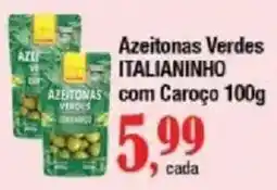 Supermercados Unidos Azeitonas verdes italianinho oferta