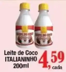 Supermercados Unidos Leite de Coco Italianinho oferta
