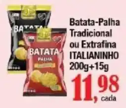 Supermercados Unidos batata-palha tradicional ou extrafina italianinho oferta