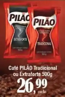 Supermercados Unidos Café pilão tradicional ou extraforte oferta
