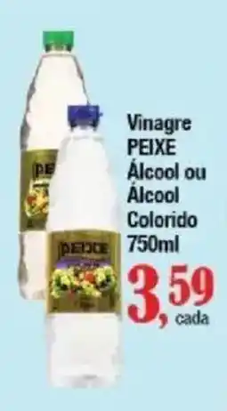 Supermercados Unidos Vinagre peixe álcool ou álcool colorido oferta