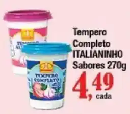 Supermercados Unidos Tempero completo italianinho oferta