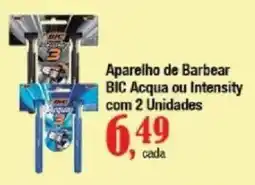 Supermercados Unidos Aparelho de Barbear BIC Acqua ou Intensity oferta