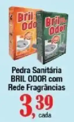 Supermercados Unidos Pedra Sanitária BRIL ODOR com Rede Fragrâncias oferta
