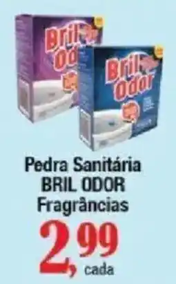 Supermercados Unidos Pedra Sanitária Bril Odor Fragrâncias oferta