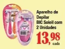 Supermercados Unidos Aparelho de Depilar BIC Soleil oferta