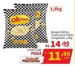 Macromix Atacado Batata okfries tradicional palito oferta